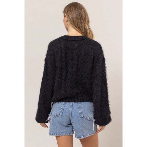 Drop Shoulder Cardigan