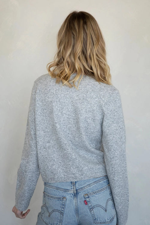 Lyra Grey Pocket Cardigan