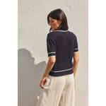 Coldwell Polo Knit Top