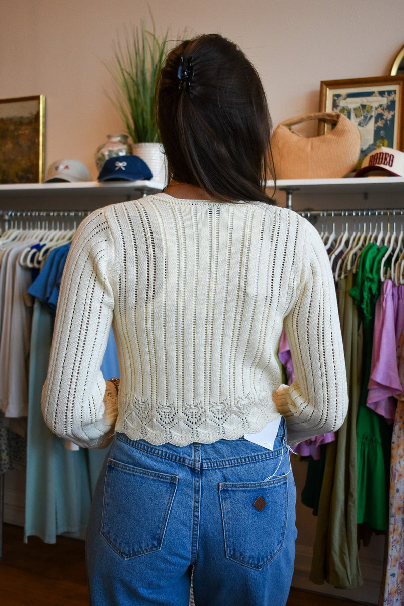 Chamomile Front Tie Cardigan