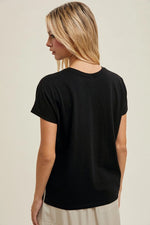 Boyfriend Slub Short Sleeve Tee