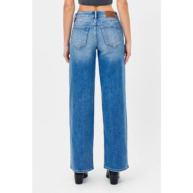 Hidden Jeans Logan Medium Wash Dad Jeans