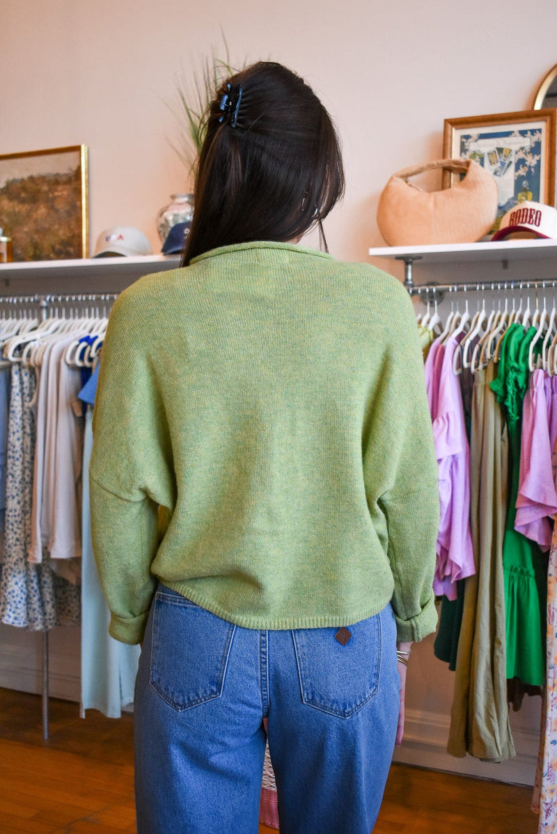 Piper Cardigan- Lemongrass
