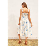 RESTOCK- Venezia Porcelain Midi Dress