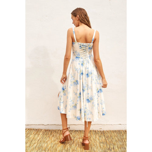 RESTOCK- Venezia Porcelain Midi Dress