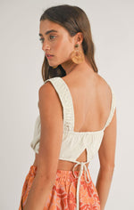 Dune Breeze Square Neck Crop Top