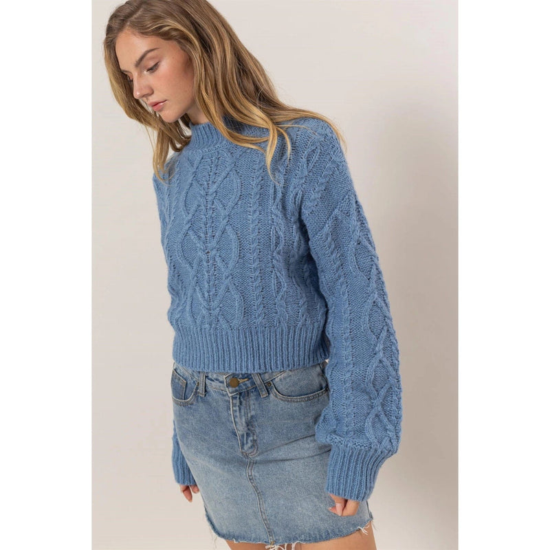 Maeve Cable Knit Sweater