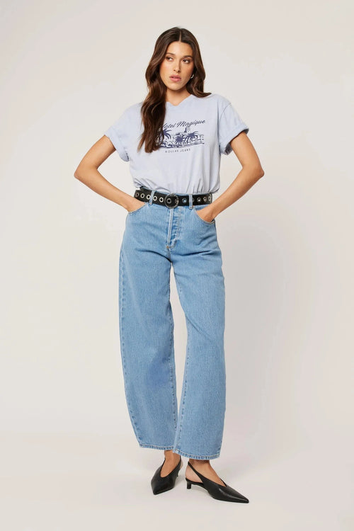 Rollas Jeans Gigi Barrel Jeans- Country Blue