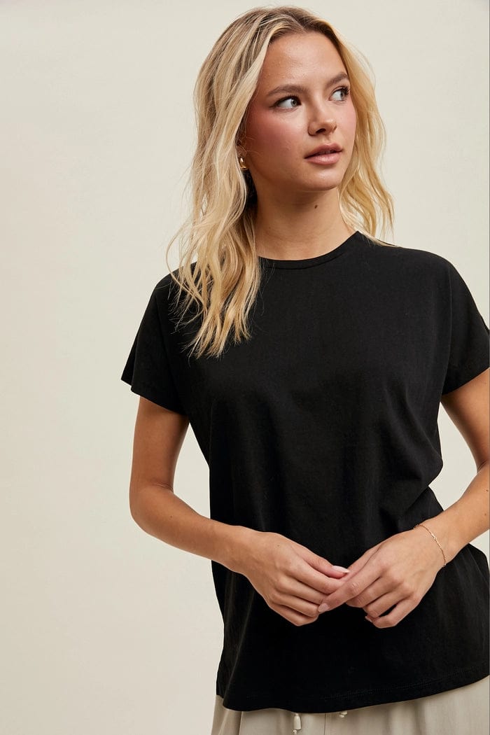 Boyfriend Slub Short Sleeve Tee