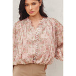 Alma Floral Long Sleeve Blouse