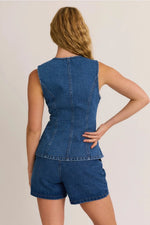 Arden Denim Vest