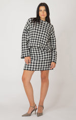 Andie Plaid Sweater Skirt