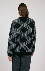 Brooke Plaid Print Sweater