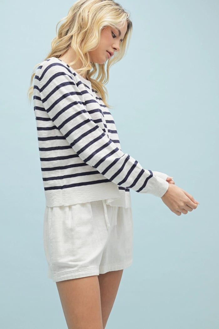 Lila Striped Cardigan - 2 Colors!