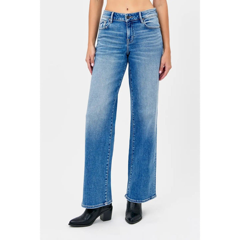 Hidden Jeans Logan Medium Wash Dad Jeans