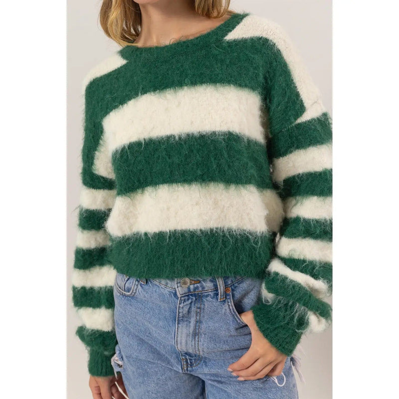 State Of Mind Striped Sweater