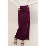 High Velocity Burgundy Maxi Skirt