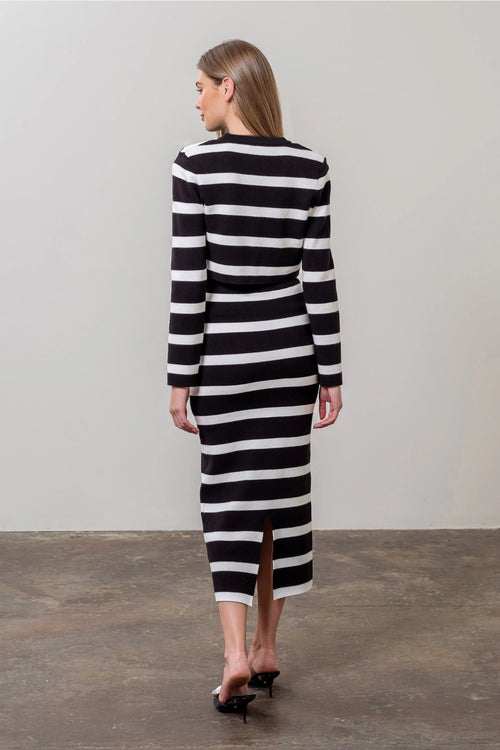 Lisette Striped Skirt