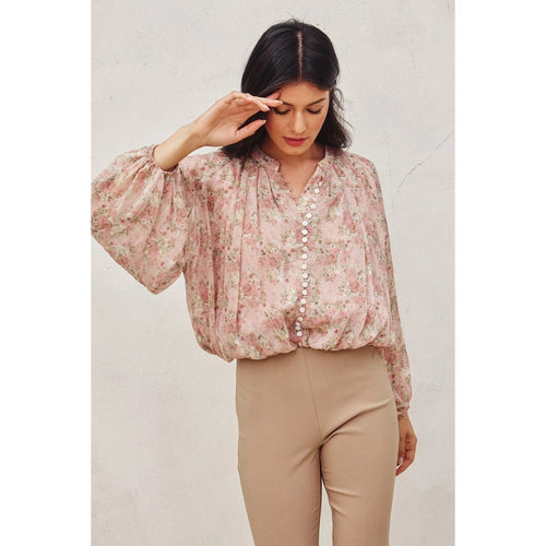 Alma Floral Long Sleeve Blouse