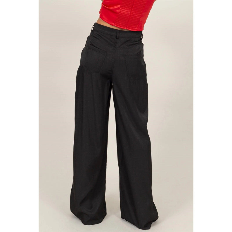 Daily Black Pleat Pant