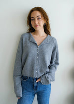 RESTOCK Piper Cardigan- Heather Grey