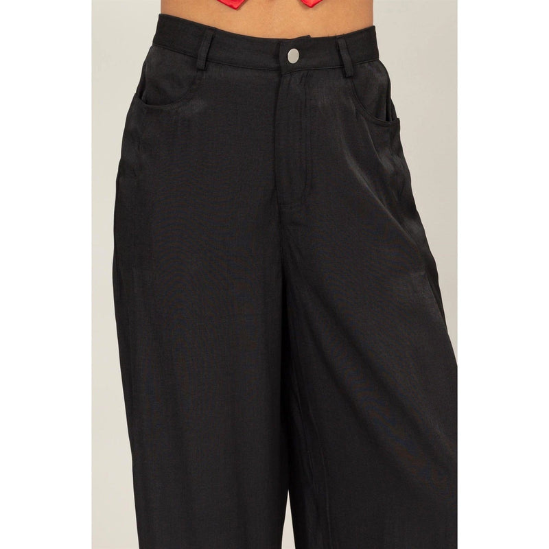 Daily Black Pleat Pant