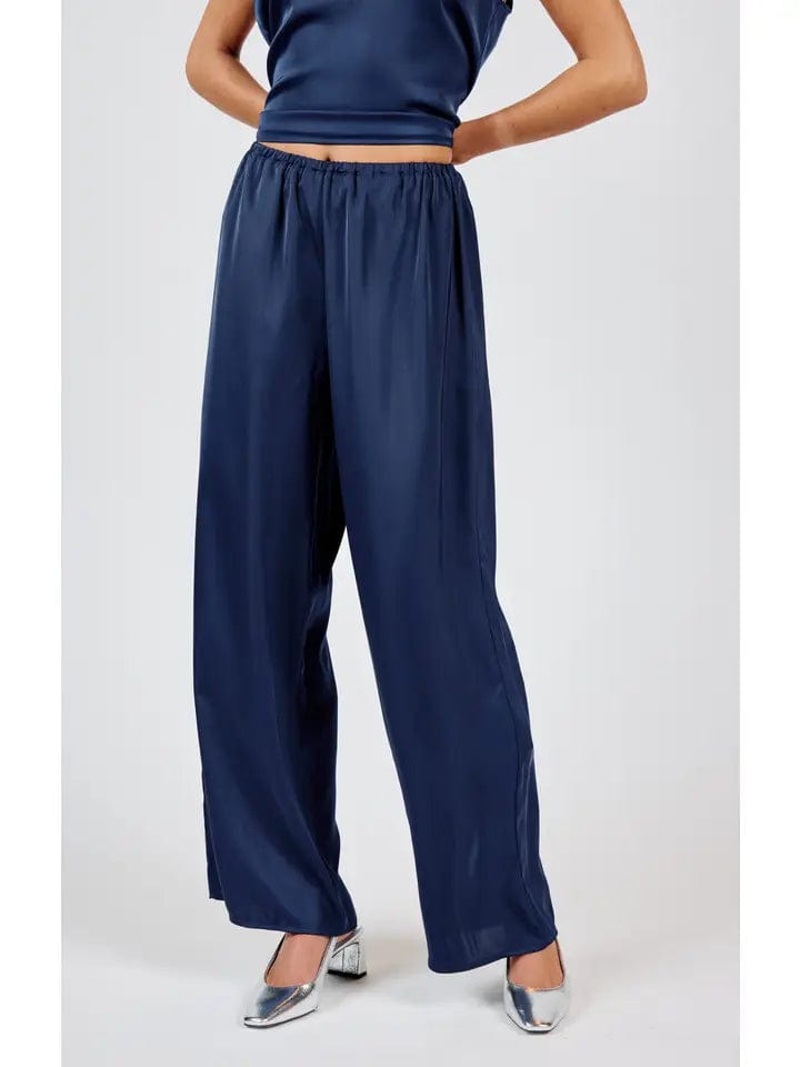 Last Night Satin Elastic Waist Pant