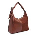 Suede Hobo Top Knot Bag