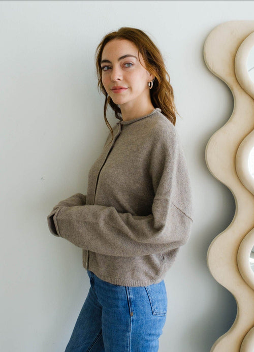 Piper Cardigan- Mocha