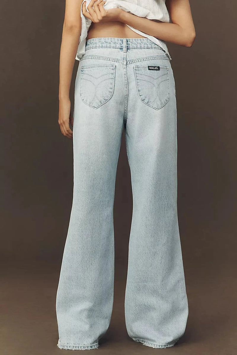 Rollas Jeans Kate Baggy Jeans- Long Beach Worn