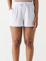 Textured Drawstring Shorts