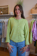 Piper Cardigan- Lemongrass