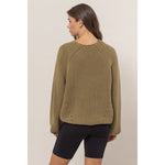 Dot Olive Classic Sweater