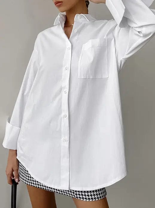 Chance White Oversize Shirt