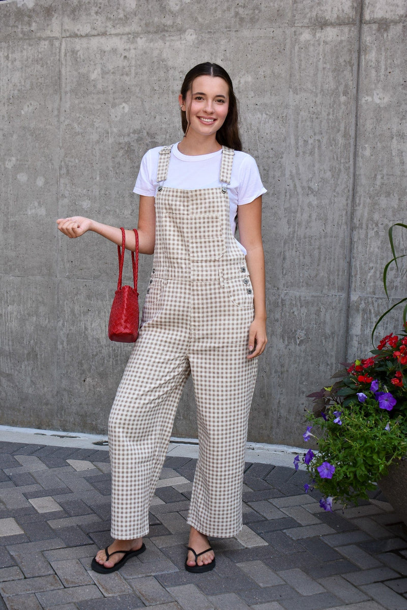 Amie Gingham Overalls