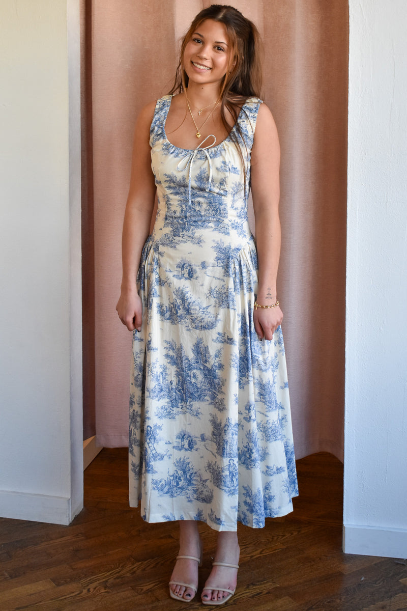 Toile Midi Dress