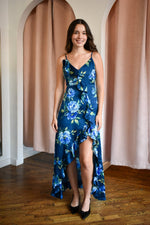 Last Dance Floral Asymmetrical Dress