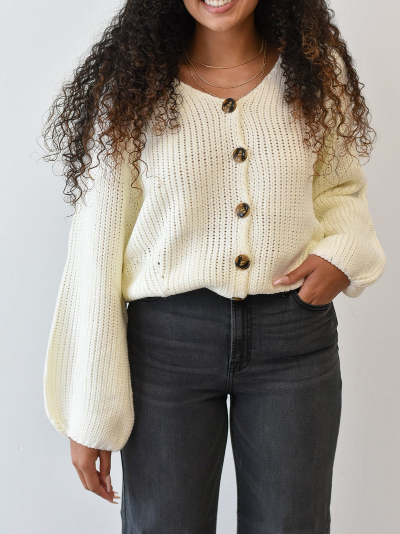 Chunky Oversize Cardigan- 2 Colors!