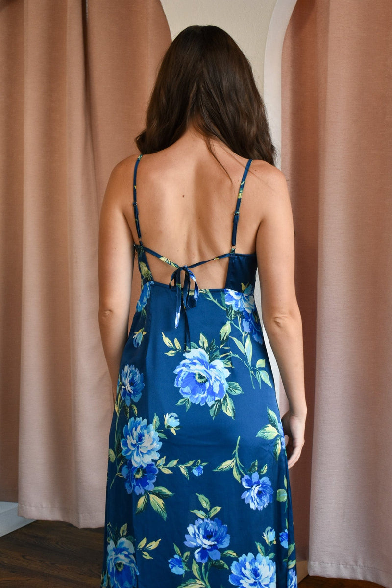 Last Dance Floral Asymmetrical Dress