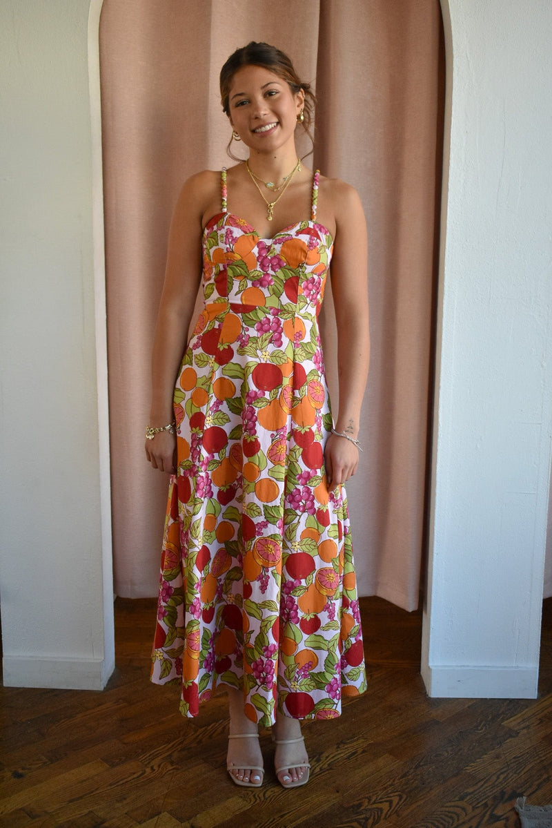 Sweet Nothing Bead Detail Midi Dress