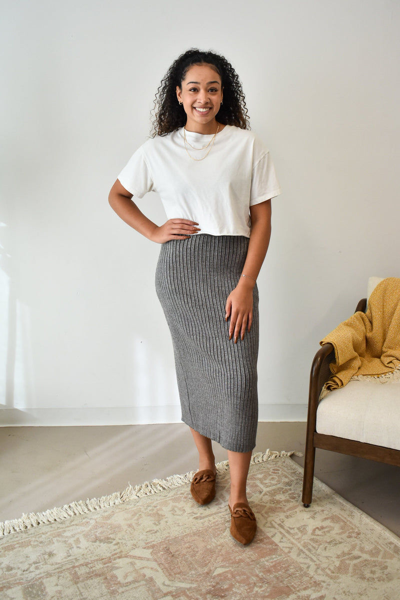 Inez Knit Midi Skirt