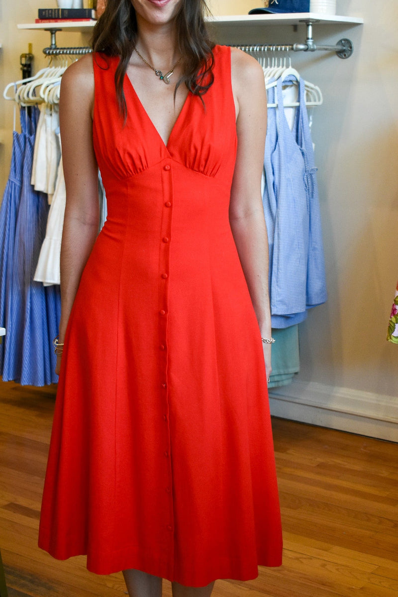 Rouge Midi Dress