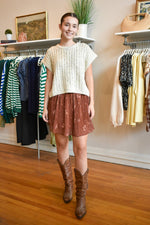 Effortless Cable Knit Sweater Vest