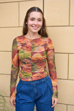 Heart Beats Mesh Top