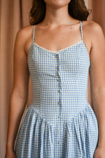 For Lovers Plaid Midi Dress