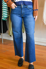 Risa Scissor Cut Palazzo Jeans