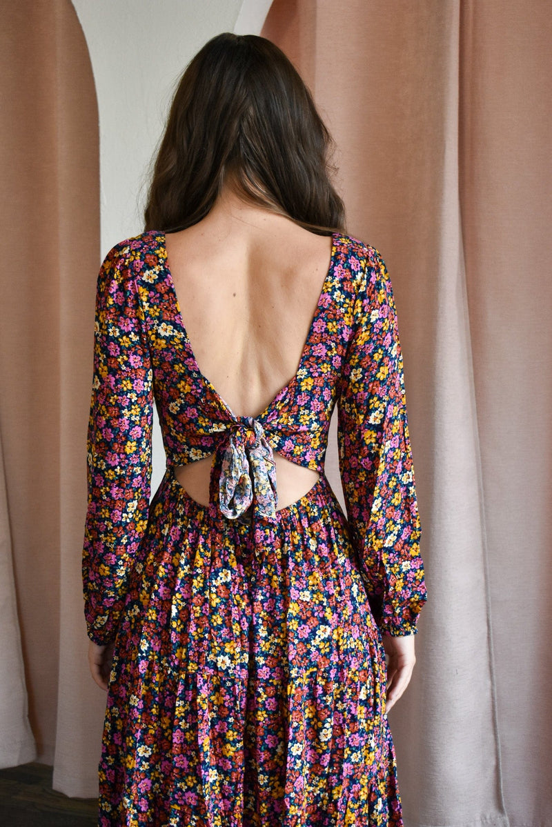Inspire Tie Back Midi Dress