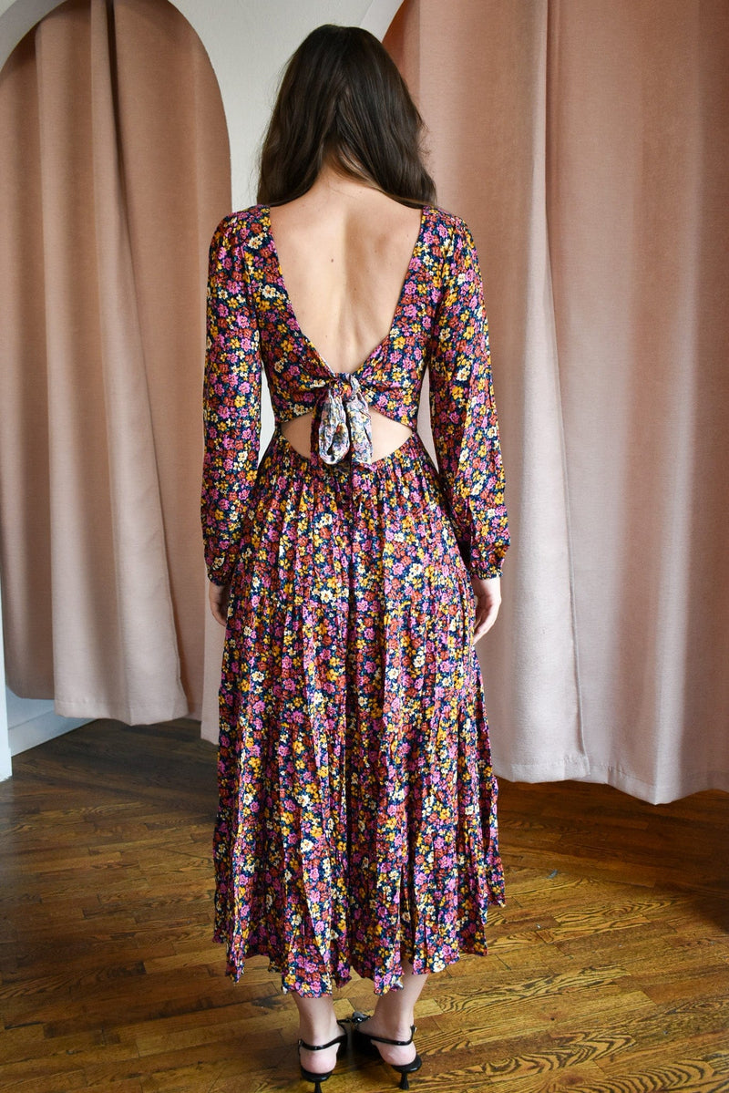 Inspire Tie Back Midi Dress