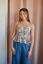 Arla Floral Tank