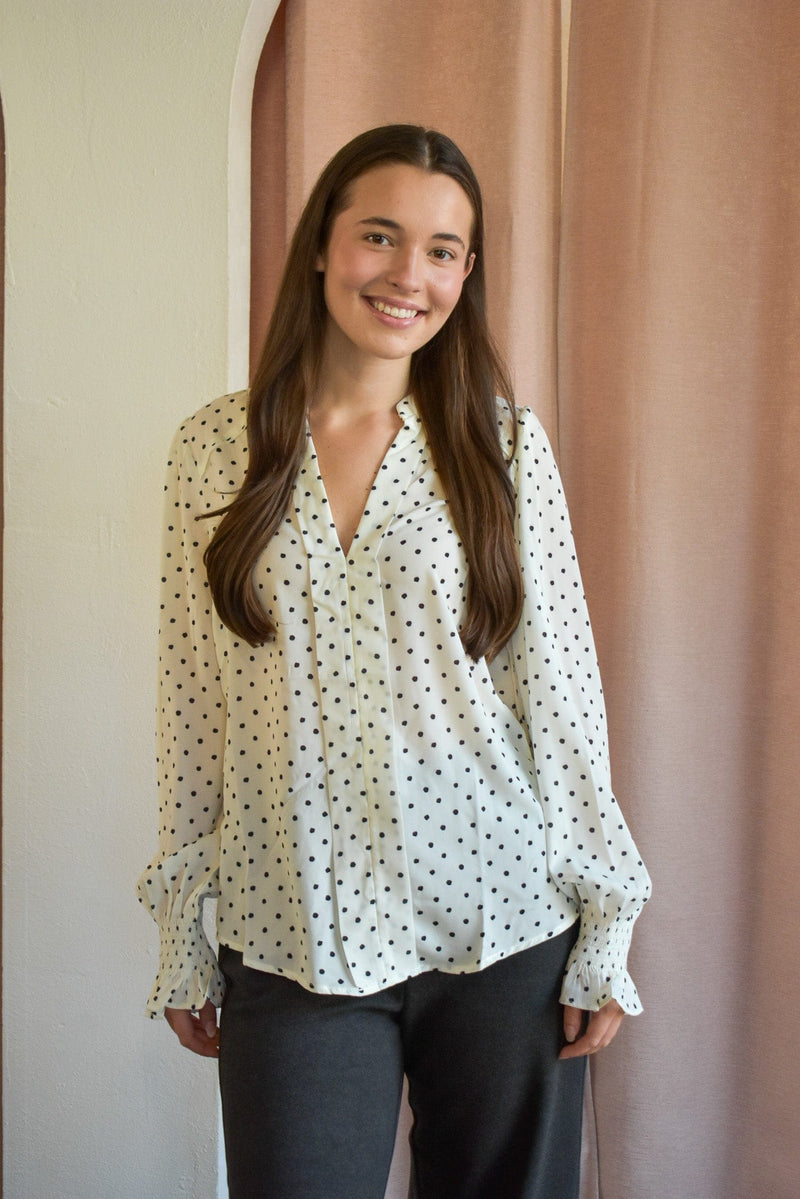 Pennie Polka Dot Blouse